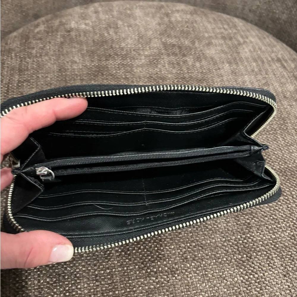 Michael Kors Black Leather Women's Wallet Bag - slightly used